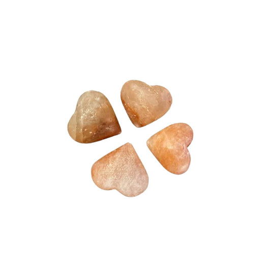 4x Heart Massage Stone