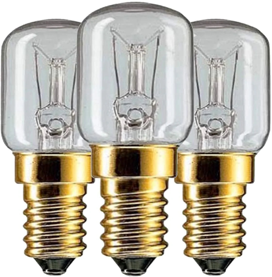 3x Salt Lamp/Oven Bulbs E14 Base 15W