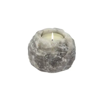 Natural Candle Holder - Grey x 2