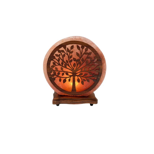 Tree Wood Craft Salt Lamp